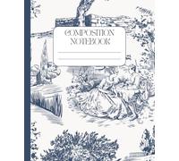 Composition Notebook: French Village Printed Notebook for Girls, Teens and Women | 7.5 x 9.25 inches, 100 pages | Great for School, Office, Birthdays, Journaling, Vacations, Holidays, and More