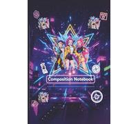 Composition Notebook: Girly Kawaii K-Pop Supplies Journal for Girls Who Love KPop - 110 Pages, 6 x 9 in, Aesthetic for kids, teens, and adults