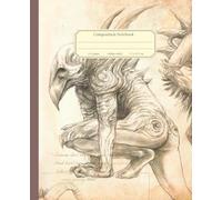 Composition Notebook: Gothic Icarus: Pencil Drawings | Intricate Hand-drawn Style | Journal For School, College, Office, Work | 110 Page | College Ruled