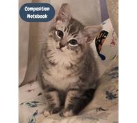 Composition Notebook: Gracie the Cat Cute Animal Notebook for Kids, Teen and Adults | 110 pages | 7.5 x 9.25"