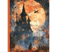 Composition Notebook: Halloween Haunted House