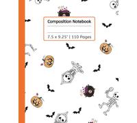 Composition Notebook: Halloween Skeleton Journal for Kids | 110 pages, 7.5 x 9.25"