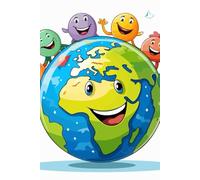 Composition Notebook: Happy Planet Earth - Cute World Unity & Friendship Journal