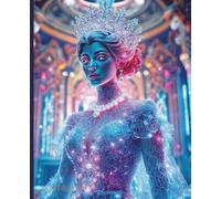 Composition Notebook: Hologram Queen Rococo Techno themed Notebook | College Ruled | Journal for planning, study | 7.5 x 9.25 in, 100 Pages