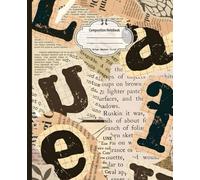 Composition Notebook: Jazz-Pop Devotees, Wide Ruled, 7.5 x 9.25 inches, 100 Pages - Perfect for Fans, School, and Creative Writing