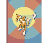 Composition Notebook: Jimmy the Hologram Cat Journaling Notebook | 110 pages, 7.5 x 9.25''