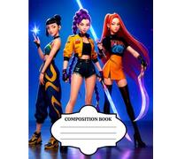Composition Notebook: K-Pop Demon Hunters: Student Journal - 7.5 × 9.25 in -100 Pages
