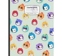 Composition Notebook: K-Pop Youth Vibes, Wide Ruled, 7.5 x 9.25 inches, 100 Pages - Perfect for Music Fans And School Notes.