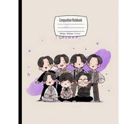 Composition Notebook: Korean Music, Wide Ruled, 7.5 x 9.25 inches, 100 Pages - Perfect for K-Pop Fans And Homework Notes ( Notebook )