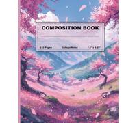 Composition Notebook Magical Mountain Spring: Perfect for school And Office, journaling and creative writing, Wide Ruled 110 Pages, 7.5 x 9.25 Inches