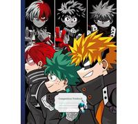 Composition NoteBook: Manga My Aca Dee mia S72 - 8.5x11 Inches - 110 page College Ruled For Children Teens Kids Students Girls Home School Gift for Anime Fans Diary Subject Planner