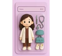Composition Notebook: Med School Cartoon Figure Edition: Future Doctor Journal | Cute Cartoon Medical Student | Anatomy & Clinical Rounds Notes | MS2