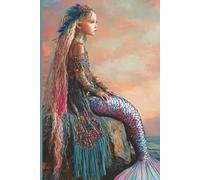 Composition Notebook Mermaid: Mermaids Wide Ruled Journal Diary for Girls