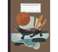 Composition Notebook: Mid-century Modern Australian Platypus Journal for School, College, Travel or Gifting