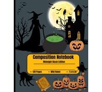 Composition Notebook: Midnight Black Edition - School & College Notebook for Students