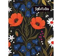 Composition Notebook: Midnight Bloom Wide Ruled 160 Pages - 7.5 × 9.25 inches, perfect for school, college, work, and everyday use.