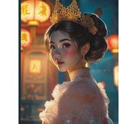 Composition Notebook: Neon Shrine Rococo Princess themed Notebook | College Ruled | Journal for planning, study | 7.5 x 9.25 in, 100 Pages