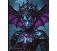 Composition Notebook: Nocturnal Cyber Goth Empress themed Notebook | College Ruled | Journal for planning, study | 7.5 x 9.25 in, 100 Pages