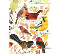 Composition Notebook: North American Song Birds Wide Ruled Notebook Journal