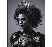 Composition Notebook: Obsidian Techno Rococo Queen themed Notebook | College Ruled | Journal for planning, study, thoughts | 7.5 x 9.25 in, 100 Pages