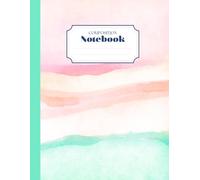 Composition Notebook : Pastel | College Ruled | 120 Pages | Large 8.5 x 11 in: Aesthetic Journal for School, Writing, Student, Teacher & Everyday Notes