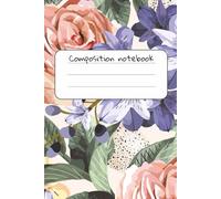 Composition Notebook - Peonies & Elegant Florals: Lined Journal | 60 Pages | Feminine Floral Cover | Ideal for Notes, Journaling, or School