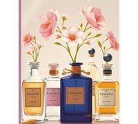Composition Notebook: Perfume Bottle Bouquet Notebook | College Ruled | Vintage Style Journal with Floral Perfume Design | 7.5 x 9.25 in, 100 Pages