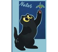 Composition Notebook | Polka Dot the Cat | Wide Rule | 6 x 9 100 Pages