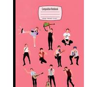 Composition Notebook: Pop Music, Wide Ruled, 7.5 x 9.25 inches, 100 Pages - Perfect for Music Lovers And Romantic Lyrics Notes ( Notebook )