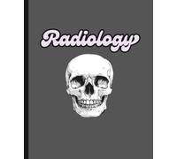 Composition Notebook | Radiology Skull Book | College Ruled | 110 Pages | 7.5 x 9.25 | For Students, Teachers, Radiology Techs ... Perfect Gift for ... or Work: Radiology Pink and Black Aesthetic