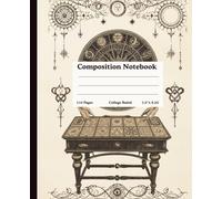 Composition Notebook Ruled : Tarot Astrology Vintage Wide college Ruled Pages | 7.5 x 9.25 Size Journal For Back To School, Office, Work | 110 Wide ... | Perfect Gift for College Girls and Boys