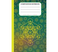Composition Notebook: Sacred Geometry & Metatron's Cube Energy Portal | Size: 6" x 9 ", 108 Pages, 7x7 Graph Ruled. Ideal for spiritual reflection, creative inspiration, and mindful journaling
