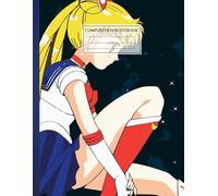 Composition NoteBook: Saiilor Moon The Moon SMPS 10 - 8.5x11 Inches , 110 page Anime for Writing Notes Office Supplies For Children Holiday Gift School Students Kid Teens Exercise Book