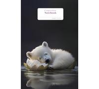 Composition Notebook: SAVE THE POLAR BEAR | College Ruled Composition Notebooks | Cute Aesthetic Journal | Wide Line | 5.5 X 8.5