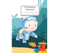 Composition Notebook: Sea Life Ocean Cover, College Ruled, 6 x 9 inches, 120 Pages, Women girls kids man teen.