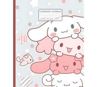 Composition Notebook: Sweet Notes, Wide Ruled, 7.5 x 9.25 inches, 100 Pages For Teens, Students, School Notes, and Fans of All Things Cute ( Notebook )