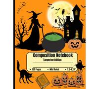 Composition Notebook: Tangerine Edition - School & College Notebook for Students