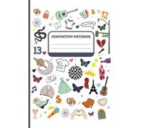 Composition Notebook Taylor Fan: Swift Inspired Wide Ruled Note pad 100 page for School kids, teens, and adults