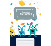 Composition Notebook: The most mischievous alien gang Pattern: Notebook for students, kids, and teenagers 6” x 9” - 120 Pages - wide ruled