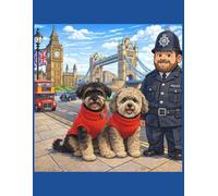 Composition Notebook, Travel Journal, Wide Rule, Dogs, London, 120 pages (The Adventures of Harley and Rowan)