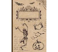 Composition Notebook: Vintage Halloween Journal for Back to school, office, work | Lined pages
