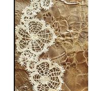 Composition notebook: Western Leather and Lace Aesthetic | College ruled, 7.5 x 9.25, 110 Pages | For kids, teens, and adults