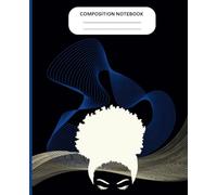 Composition Notebook: Wide Ruled | 120 Pages | 7.5 x 9.25 Inches | 7 Colors Available | Rainbow Spine | Red Spine | Black Background | Best Ideal Gift for Students, Women, and Office Workers