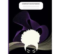 Composition Notebook: Wide Ruled | 120 Pages | 7.5 x 9.25 Inches | 7 Colors Available | Rainbow Spine | Red Spine | Black Background | Best Ideal Gift for Students, Women, and Office Workers