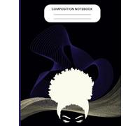 Composition Notebook: Wide Ruled | 120 Pages | 7.5 x 9.25 Inches | 7 Colors Available | Rainbow Spine | Red Spine | Black Background | Best Ideal Gift for Students, Women, and Office Workers