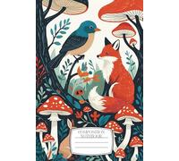Composition Notebook: Wide ruled, 6x9", 120 pages - Woodland Animals & Plants Themed Journal for Kids, Teens & Adults - Ideal for School, Journaling, or Creative writing
