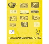 Composition Notebook Wide Ruled 7.5" x 9.25" - Cavapoo Cuties: Pink Bows & Puppy Paws | Cute Pink & Yellow Coquette Notebook for Kids, Teens, and Adults