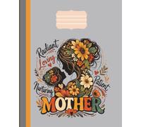 Composition Notebook Wide Ruled: Cute Mother and Child: Retro Journal for Women, Teen Girls, Writing, Back to School, College, University, Work, Office