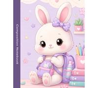 Composition Notebook: Wide Ruled Notebook for Girls Kids and Teens Cute Pastel Kawaii Classroom Writing Journal and Back to School Supplies for Elementary and Middle School Students Homework and Notes