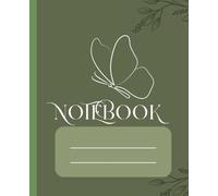 COMPOSITION NOTEBOOK, WIDE RULED PAPER , 7.5" X 9.25", Nature's Grace Notebook , 110 Sheets Page I Journal Note book , Teen Girls and Boys, Writing ... School , College , University , Work , Office